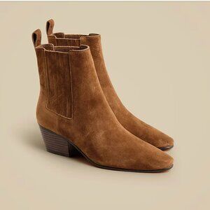 J.Crew Piper ankle boots in suede-rarely worn